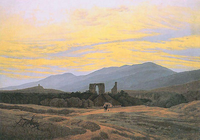 Caspar David Friedrich Klosterruine Eldena und Riesengebirge Spain oil painting art